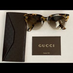 SOLD Gucci Spotted Havana Gradient Sunglasses